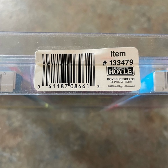 6 Vintage Hoyle Card Games Slapjack Fish Old Maid Hearts Crazy Eights Rummy 1998 - Picture 3 of 3